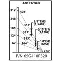 65G 320-ft Guyed Tower Kit