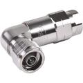 N Male Connector, Right Angle for 1/2 in HELIAX Superflex FSJ4-50B Cable