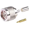 N Male Crimp-RG58/RG141