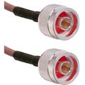 3' DAS jumper using RG-142 plenum cable N M;N M