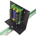 DIN rail distribution block, 5 fuse
