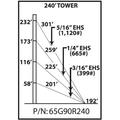 65G 240-ft Guyed Tower Kit