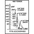 65G 480-ft Guyed Tower Kit
