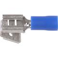 Vinyl Female Piggy Back Disconnect in Blue, #16 - 14 AWG, .250 Tab, 100 Pack