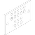 Universal Groundbar 4 x 6 in, no hw