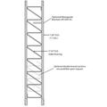 ROHN 55G Standard 10-ft Tower Section