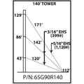 65G 140-ft Guyed Tower Kit