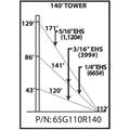 65G 140-ft Guyed Tower Kit