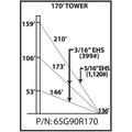 65G 170-ft Guyed Tower Kit