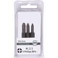 3 Piece Phillips Power Bit Pack (2 inch)