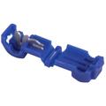 Vinyl Female T-Tap Disconnect in Blue, #16 - 14 AWG, .250 Tab, 100 Pack