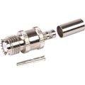 MiniUHF Female Crimp-RG142/223/400