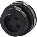 5 in Cable Entry Boot,1/2 in, 4 Hole