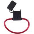 Maxi-ATC Fuse Holder in Red and Black, #8 AWG, 100 A, 10 Pack
