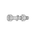 Stainless Steel Bolt Kit, (3/8" x 1")