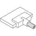Cable to 1/4x1-1/2 in Buss Bar, #2 Str