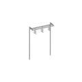 Two Post Safety Grated Bridge Kit, Burial Posts