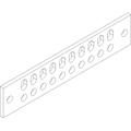 Universal Groundbar 2x10 in,tinned,no hw