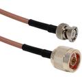 2' DAS jumper using RG-142 plenum cable BNC M;N M