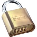 Lock,4-Digit Combo Padlock 1" Shackle