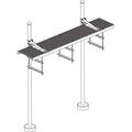 Two Post Saftey Grated Bridge Kit, Shoe Posts