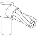 #2 Strand to 5/8" Gnd. Rod