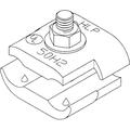 Electro Tin Plated Bronze 1 Bolt Parallel Clamp
