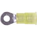 Ring Terminal,Nylon , 12-10 gauge,#8 stud/50 pk