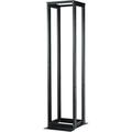 77x19in 24inD Double Equipment Rack Blk