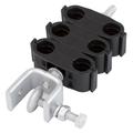 Double Hanger Kit for 1/2" coaxial cable.