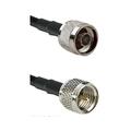 5' LMR-200 Jumper with mini UHF Male to N Male