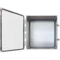 18x16x10 Enclosure. Clear Door/Latch Lock.