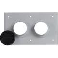 4" Two Port Aluminum Entrance Panel