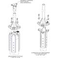 Universal Pole Top Extension 3' (no sleeve)