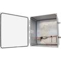 18x16x10 H/C Enclosure. Clear Door/Latch. Basic.