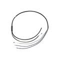 9 ft HELIAX FiberFeed Hybrid Cable Assembly, DLC - DLC 2 Fiber Duplex, SM
