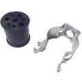 HELIAX FiberFeed Hanger Kit, 1 x SSH-158 Snap-in Hanger Stainless Steel, 10 Pack