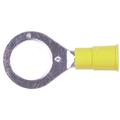 Ring Terminal,Nylon ,12-10 gauge, 1/2" stud/100 pk
