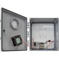 14x12x6 H/C Enclosure. Solid Door/Key Lock