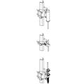 Safety climb bottom brackets, 5-1/2 or 5-9/16in OD