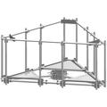 Upper Support Rail Kit for platforms, 12ft face