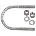 5/8 x 3.5 x 6 in Galvanized U-Bolt Assembly