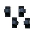 Hook and Loop Tie Wrap, Black, 8"x 1"