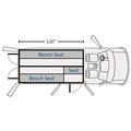 Prisoner Transport Insert for '15-'19 Ford Transit