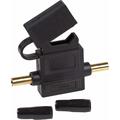 Crimpable inline ATC fuseholder with cover 30 Amp