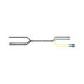 20 ft HELIAX FiberFeed Hybrid Cable Assembly, DLC - DLC 4 Fiber Duplex, SM