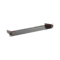 19 in Rack Mount Light Duty Shelf, 8 in Deep, BLK