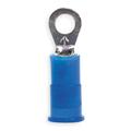 Ring Terminal, Nylon, 16-14 gauge, 1/4" stud/100pk