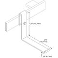 L bracket for cable runway