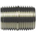 Rigid Nipple, Threaded, Steel, 2" x 2" Close